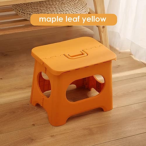 Taburete plegable de plástico, taburete de pie portátil para silla, taburete de camping portátil, taburete de jardín plegable para jardín, cocina, cuarto de baño, 26 x 22 x 20 cm