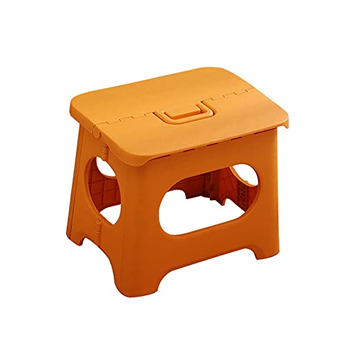 Taburete plegable de plástico, taburete de pie portátil para silla, taburete de camping portátil, taburete de jardín plegable para jardín, cocina, cuarto de baño, 26 x 22 x 20 cm