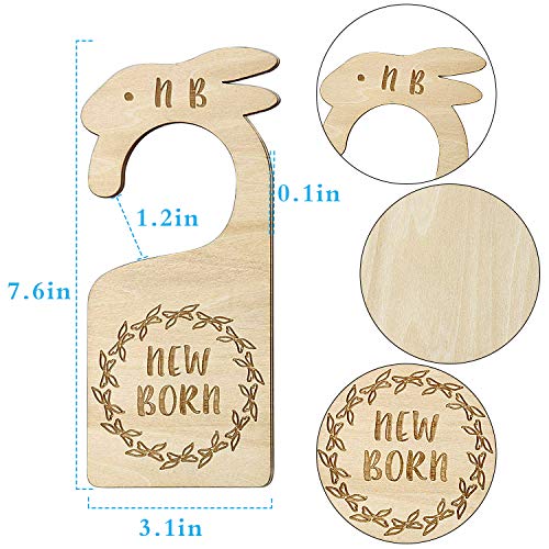 tingya Baby Closet Divider, para organizar la ropa del bebé, desde recién nacidos hasta jardín de infantes de 24 meses 7 juegos de separadores de armario de madera regalo (animal） (style 1)