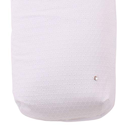 Tititnins© - Saco Capazo Verano Bugaboo Camaleon 2 y 3 Plus VOILE BLCO.Blanco/Nervio -Relleno extraible-