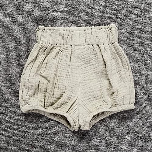 TMOYJPX Pantalones Cortos para Niño Verano 0-12 meses 1 año - 5 años Ropa Bebe Niño Barato Monería - Algodón y Lino, Suave Fresco - Pantalón Corto