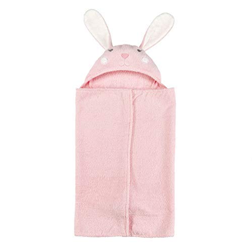 Toalla con capucha para bebé Toalla con capucha hecha de 100% algodón de rizo - Toalla de baño para bebé con capucha - Oeko-Tex 100 (Bunny)