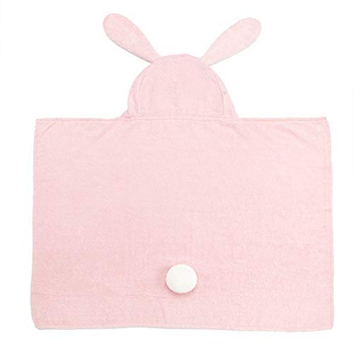 Toalla con capucha para bebé Toalla con capucha hecha de 100% algodón de rizo - Toalla de baño para bebé con capucha - Oeko-Tex 100 (Bunny)