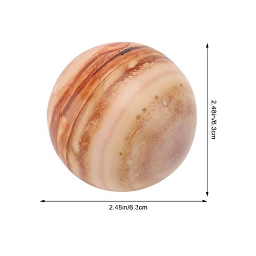 Tomaibaby 9 Piezas de Bolas de Rebote de Planetas Solares Bolas de Goma Colorida Bola de Salto Juguete Educativo para Niños Niñas Fiesta Favor