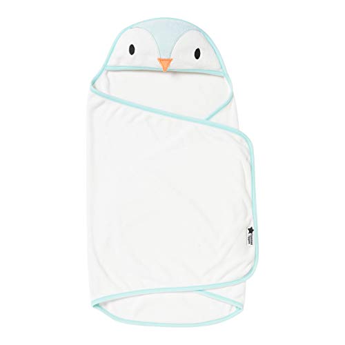 Tommee Tippee Toalla Arrullo con Capucha Percy el Pingüino, Azul