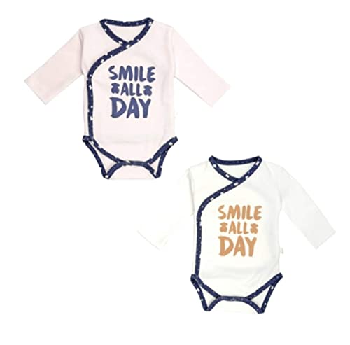 TOUS BABY Set 2 Bodys M/L Smile Rosa