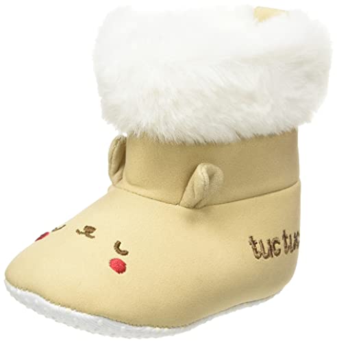 Tuc Tuc Botitas Ante Carita NIÑO Beige Brownie Bears FW21, Botas de Moda Bebé-Niños, 9 Meses EU