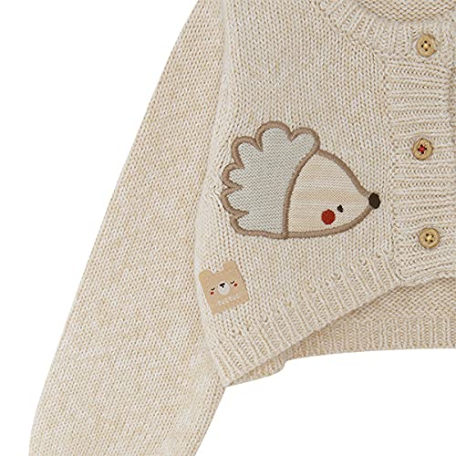 Tuc Tuc Chaqueta Tricot Botones NIÑA Beige Brownie Bears FW21, 12-18M para Bebés