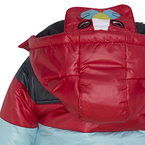 Tuc Tuc Parka Acolchada NIÑO Abrigo, Rojo (Rojo 3), 80 (Tamaño del Fabricante:1A) para Bebés