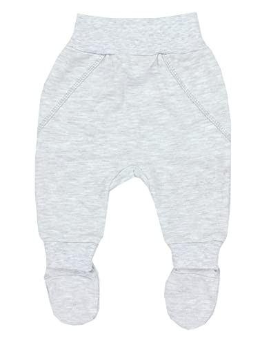 TupTam Pantalón con Pies de Bebé para Niños Pack de 3, Mix de Colores 1, 68