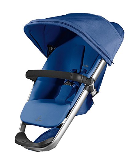 Unidad de asiento Quinny Buzz Xtra incrustada desde el nacimiento hasta los 3 años con toldo para el sol (azul)