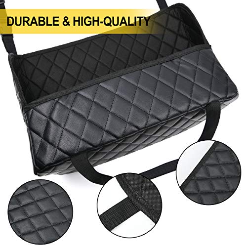 URAQT Organizador Coche, Bolsa de Almacenamiento para Asiento de Coche, Soporte para Bolso de Mano de Coche, Organizador Asiento Automóvil, Organizador Bolsa para Barrera de Los Niños para Mascotas