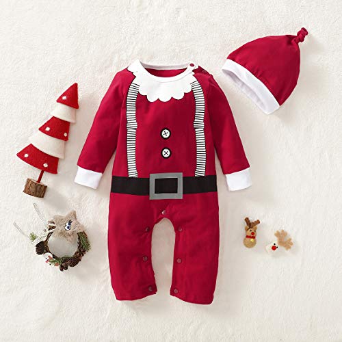 Verve Jelly My 1st Christmas Newborn Baby Boy Girl Ropa Mameluco Feliz Navidad Mono de manga larga Traje infantil