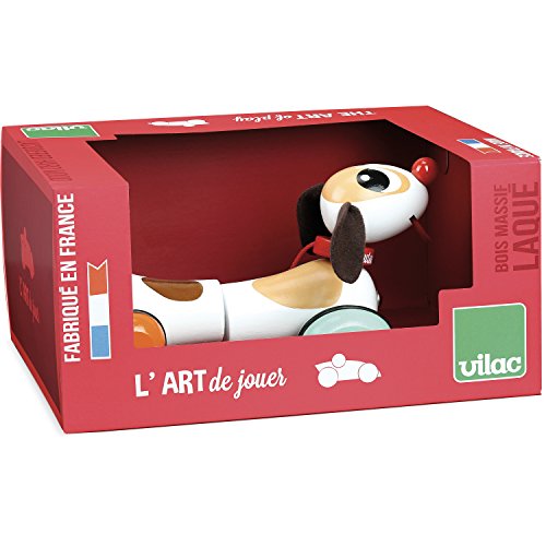 Vilac Juguete de tracción para Perro, Multicolor (PODBI Vilac1709)