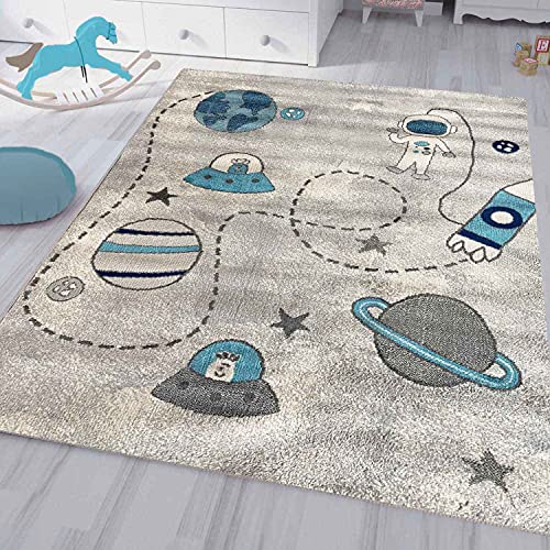 VIMODA Alfombra de diseño Moderna Heatset, Jaspeada, Motivo mármol, a Cuadros en Gris, Negro, y Blanco Material Certificado según ÖKO Tex, Maße:200x280 cm