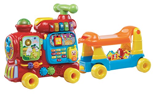 VTech Baby - Jueguete Educativo electrónico Maxi Tren 5 en 1, Multicolor, versión Alemana