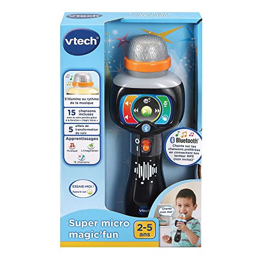 VTech- Enfant Micro niños, Color Negro/Gris, 0 (551005)