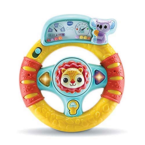 VTech P'tit Volante de los descubrimientos - Volante para bebé / 6 Meses - 3 años - Versión FR