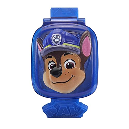 VTech VTech-123-525522 Paw Patrol Patrulla Canina La Película, Reloj Educativo de Chase, Juguete Interactivo para niños +3 años, Voces Originales de los Personajes, versión ESP (3480-525522), Color