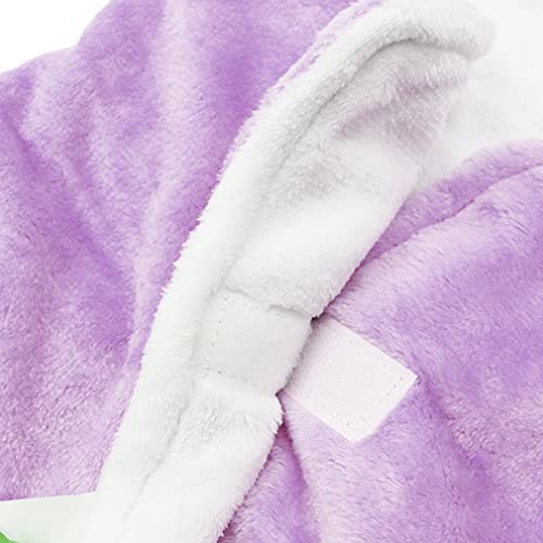 Wetry Saco de Dormir Bebe Unicornio Manta Envolvente Bebe Recien Nacido Invierno Térmico Swaddle Wrap Manta Bebe Unicornio Regalo Bebe Recien Nacido Niña, 0-3 Meses Púrpura