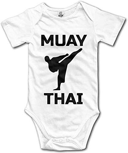 WlQshop Mono para Bebé,Mameluco Bebé Unisex Muay Thai Fighter Newborn Baby Boys Clothing Short Sleeve Baby Girls Bodies