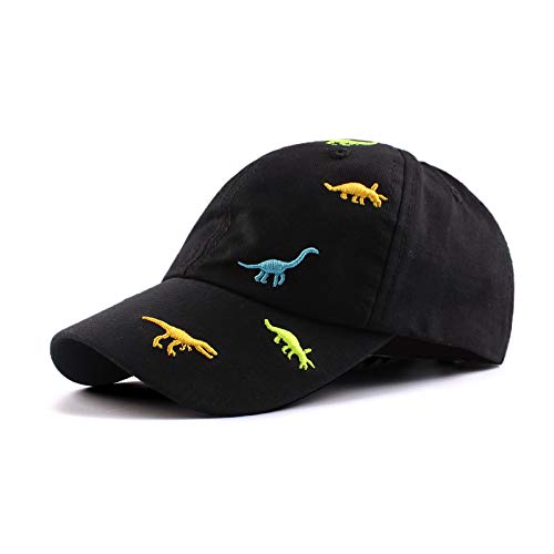 XIAOHAWANG Gorra de béisbol clásica para bebé, diseño de dinosaurio, para niños, para primavera, verano, para niños, con visera de 2 a 6 años