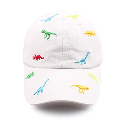 XIAOHAWANG Gorra de Béisbol Infantil Unisex Niño Sombrero Personalizado Sombrero de Verano 2 a 6 años(Blanco,2-6 años)