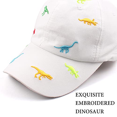 XIAOHAWANG Gorra de Béisbol Infantil Unisex Niño Sombrero Personalizado Sombrero de Verano 2 a 6 años(Blanco,2-6 años)