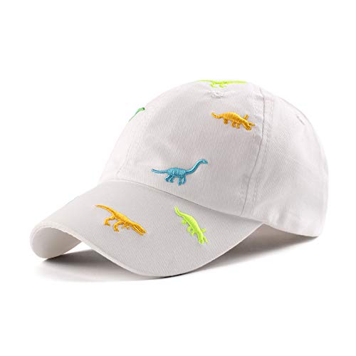 XIAOHAWANG Gorra de Béisbol Infantil Unisex Niño Sombrero Personalizado Sombrero de Verano 2 a 6 años(Blanco,2-6 años)