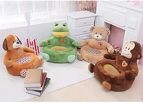 XIHEJD Sofá de niño de Dibujos Animados, de la butaca Habitaciones de niños Asiento StoolCartoon Oso Perezoso niños pequeños Lujoso sofá Sillón Infantil heces (Color : Bear)