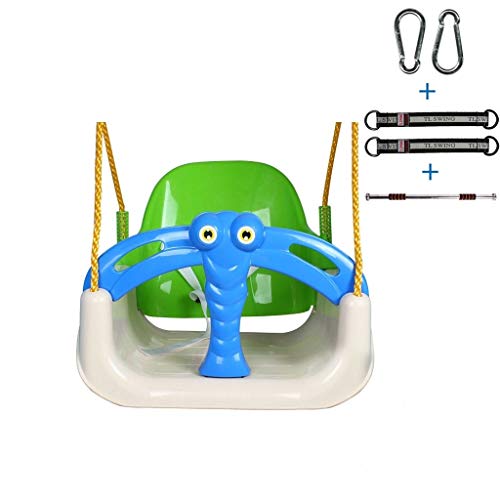 xuejuanshop Columpio Forma de Animal Columpio Asiento de bebé for niños Colgante de Silla for Colgar en el Interior y al Aire Libre Juego Familiar Duradero Columpio de árbol Gimnasios y Columpios