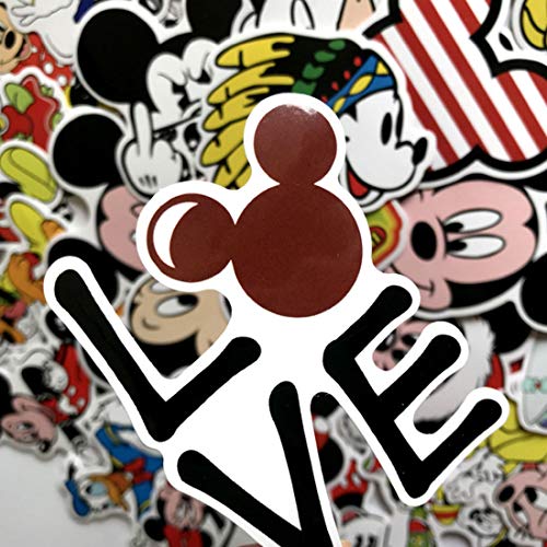 YUESEN Pegatinas Infantiles Pared Minnie Pegatinas Decorativas Pared mickey Mouse Stickers Pared Mickey Dormitorio Calcomanias para dormitorio de bebé y niños