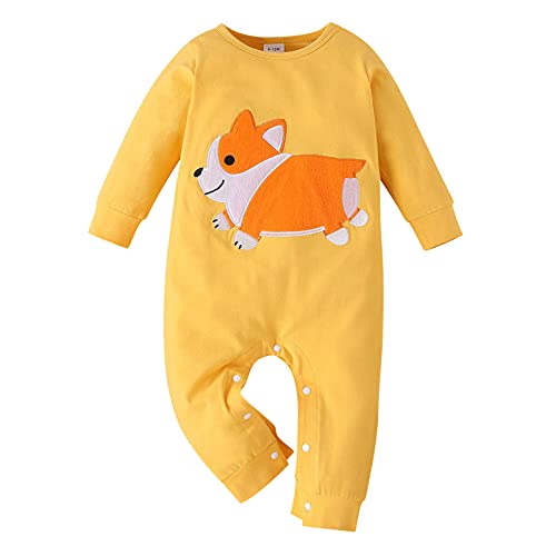 YWLINK Body Bebe NiñO Recien Nacido Manga Larga Lindo Dibujos Mameluco NiñOs NiñAs Ropa Bebe NiñA Mono BebéS Bautizo Bodies Infantil Fiesta Pijama Linda Traje De Dormir Infantil Pijamas