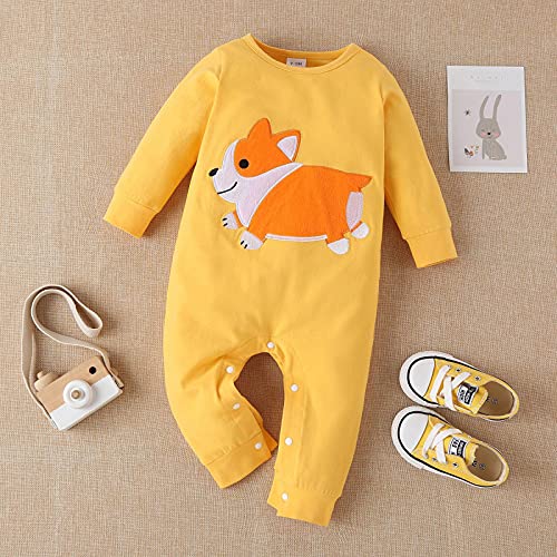 YWLINK Body Bebe NiñO Recien Nacido Manga Larga Lindo Dibujos Mameluco NiñOs NiñAs Ropa Bebe NiñA Mono BebéS Bautizo Bodies Infantil Fiesta Pijama Linda Traje De Dormir Infantil Pijamas