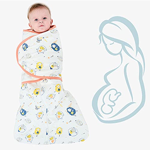 ZIGJOY Verano Saco de Dormir Bebe con Velcro Saco de Dormir Infantil Manta Ajustable para Bebé 6-12 Meses Envoltura Manta Recién Nacidos Mantas Envolventes(Jurásico)