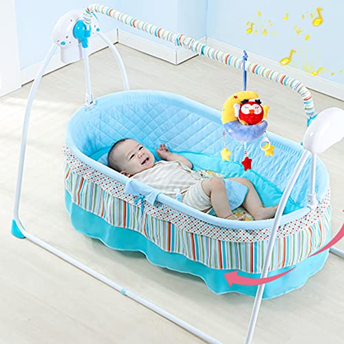 alenyk Búho Colgantes para Cochecitos de Bebé / Juguete Sensorial Suave para Bebés con Melodía Integrada, Colgante Silla Bebe Juguete, Colgador Cuna Juguete Carrito Bebe Recién Nacidos, 0 - 36 Meses