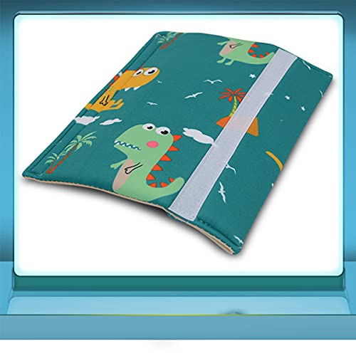 Almohadilla cinturon coche Pad para niños Cinturón de seguridad del coche Almohada de hombro para niños pequeños(Verde)