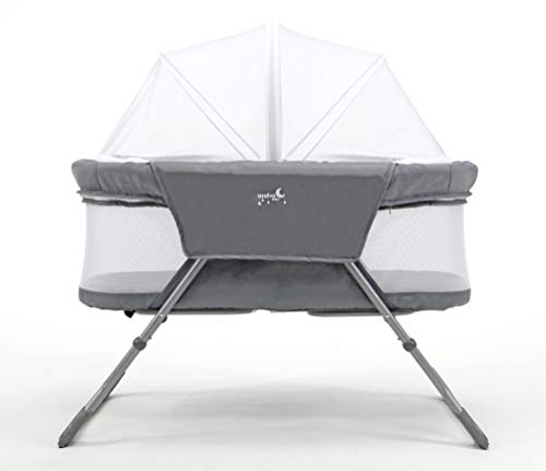 Asalvo - minicuna plegable Trip, Color gris