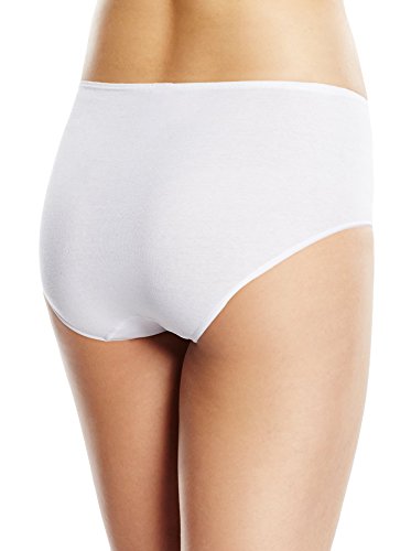 Avet 23608, Braguitas para Mujer, Blanco, XL, Pack de 6