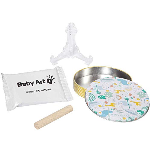 Baby Art Kit de Regalo para Bebe- La Caja de los Recuerdos- Masilla de Recuerdo de Huella Personalizable