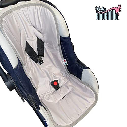 BabyCANGAROO® Cojín Bebe Colchoneta Silla Paseo Universal Transpirable y Asiento de Carro doble lado 100% Algodón