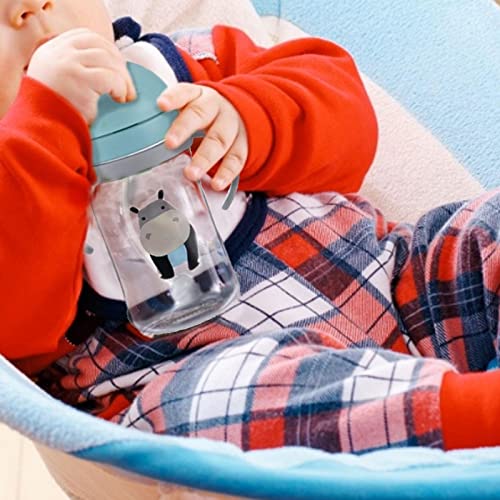 BAOLE Vasos Sippy para bebés de 6 a 12 Meses | Taza de Pajita a Prueba de Fugas con Asas Tazas de Silicona para niños pequeños de más de 1 año de Edad Bebés Niñas Niños | Botella de Agua a Prueba