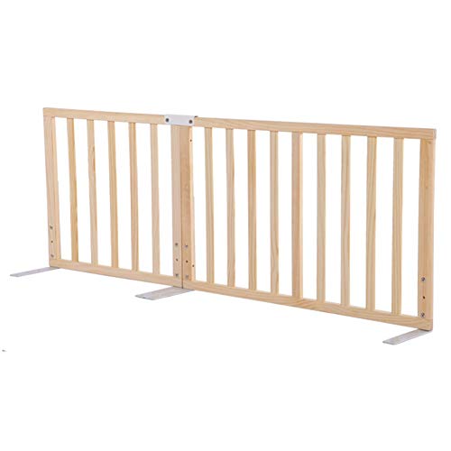 Barrera de Cama, Barandilla de Cama para niños/niños Extra Alta de Madera, Cerca de bebé de Madera Maciza, barandilla de Cama deflectora Resistente a la Rotura en la Cama (Tamaño : 200cm)