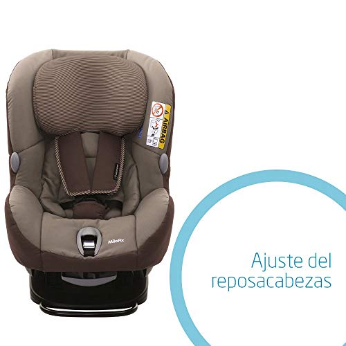 Bébé Confort MiloFix Silla de auto de 0 a 4 años, 0-18 kg, color marrón (Earth Brown)