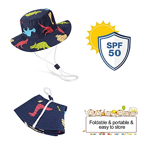 Bebé Niña Niño Sombrero de Sol Verano Algodón Niño Tiburón Ajustable Pescador Gorra Protección de Sol Anti UV para Exteriores/Natación/Playa/Piscina UPF 50+