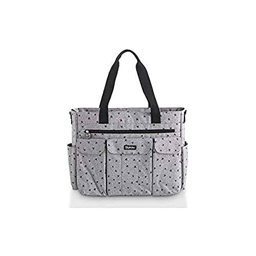 Bimbi Bolso Xl+Camb.Denim 45X35X13 481 Stars 320 30 Gris - Bolsos cambiadores, unisex