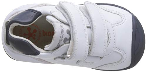 Biomecanics 151157-1, Zapatillas de Estar por casa Unisex niños, Blanco (Blanco Y Azul (Sauvage) F), 24 EU