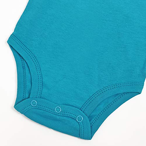 Body Bebé-Niños Pack de 5 - Mono Mameluco Manga Corta para Trajes Baño Ropa de Verano Algodón Pelele 12-18 Meses