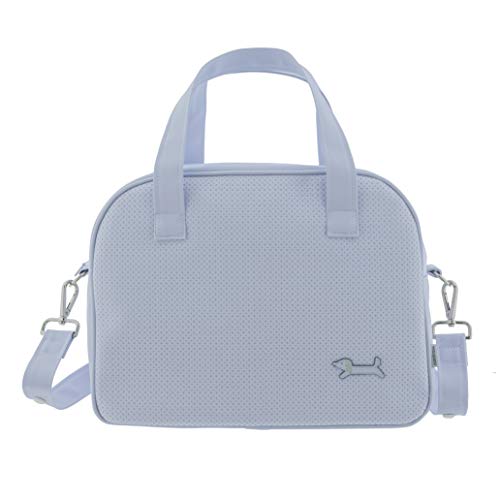 Bolso Maternal Prome Paris Celeste 18x44x33 cm