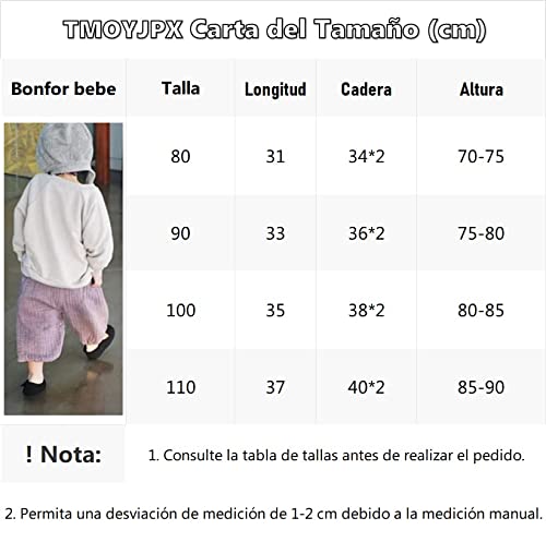 Bonfor Pantalones para Niño de Verano 1 año - 3 años Ropa Bebe Niño 0-18 Meses Barato Monería - Algodón y Lino - Pantalón Pololos (80, Gris Claro)